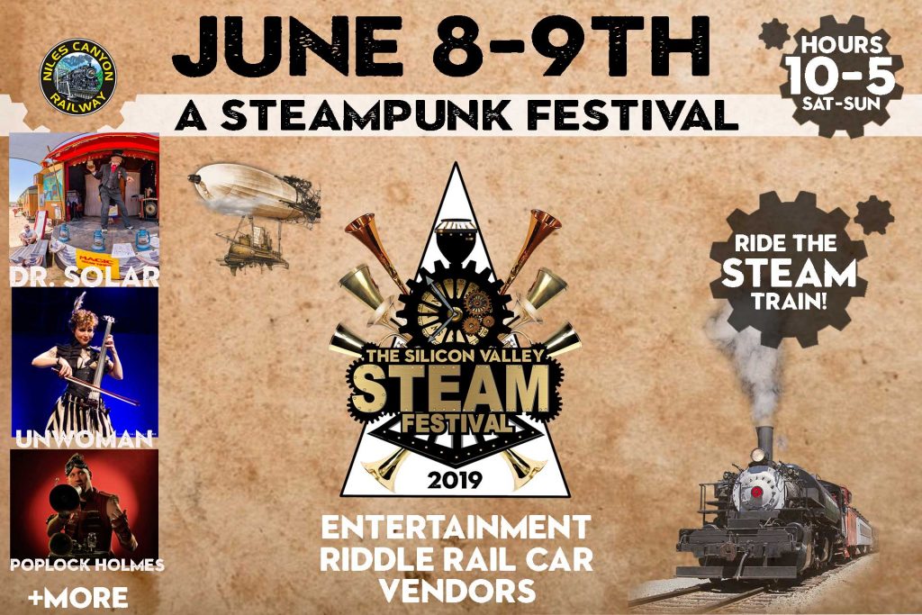 Niles Canyon Railway Steam Festival logo