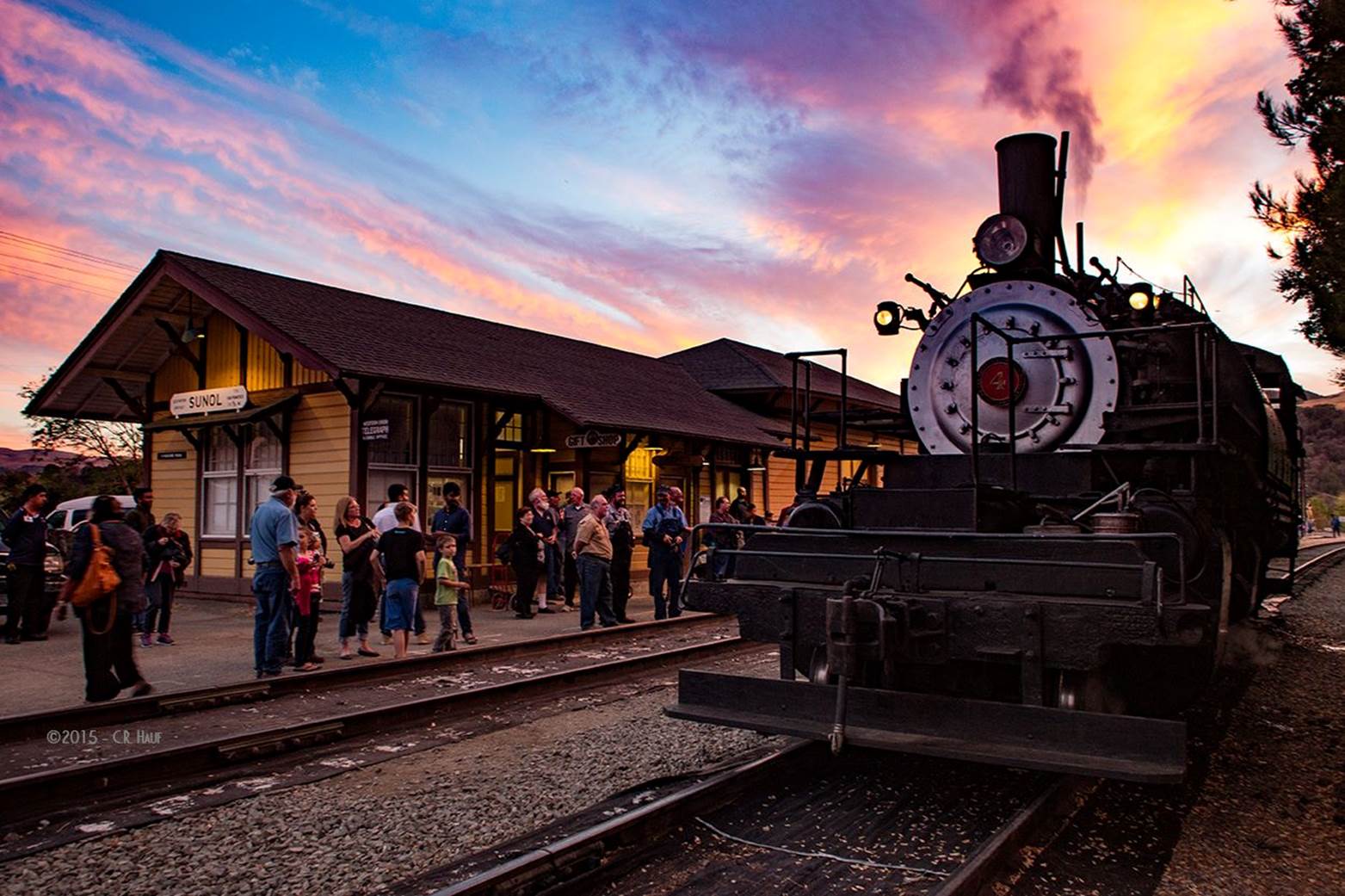 Evening Steam Ride